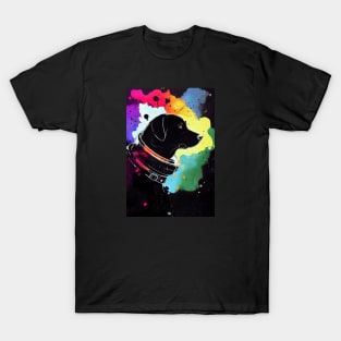 Astronaut black lab T-Shirt